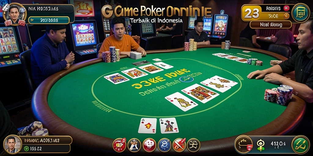 Screenshot gameplay poker yang menarik dari 234E.