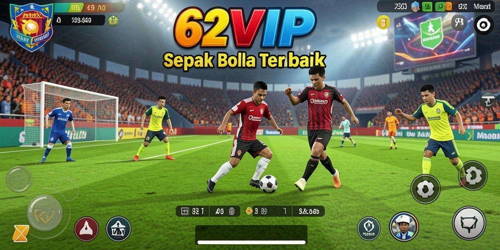 Screenshot gameplay 62VIP yang menunjukan pemain beraksi di lapangan.