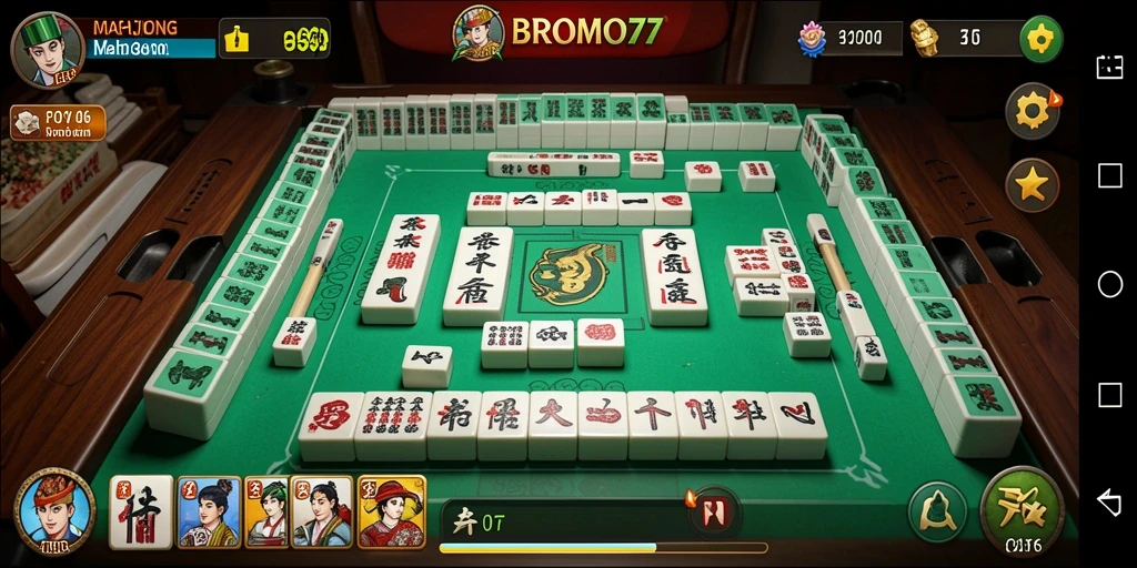 Tampilan gameplay BROMO77 yang menarik dan penuh warna.