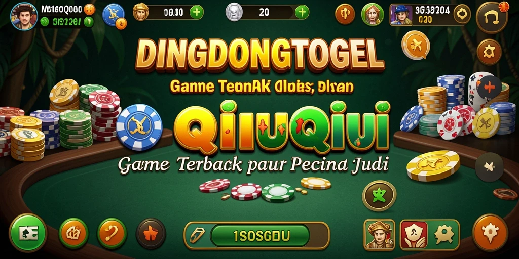 Tangkapan layar gameplay QiuQiu DINGDONGTOGEL yang menarik.