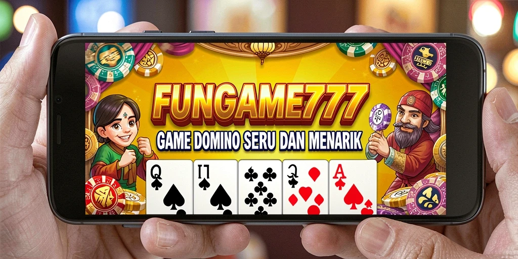 Tampilan gameplay seru dalam FUNGAME777 dengan berbagai mode Domino.
