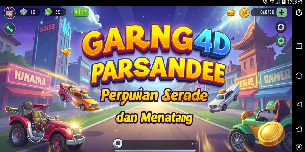 Tangkapan layar utama GARANG4D menampilkan aksi seru dalam gameplay Arcade.