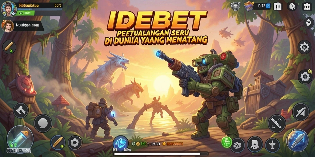 Tampilan gameplay IDEBET yang mendebarkan dan penuh aksi.