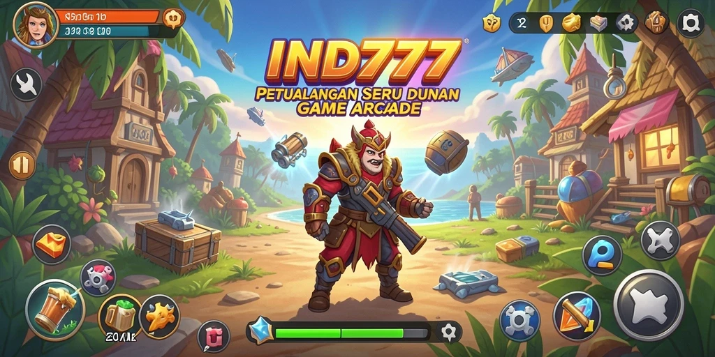 Screenshot gameplay IND777 menampilkan aksi seru dalam game Arcade.