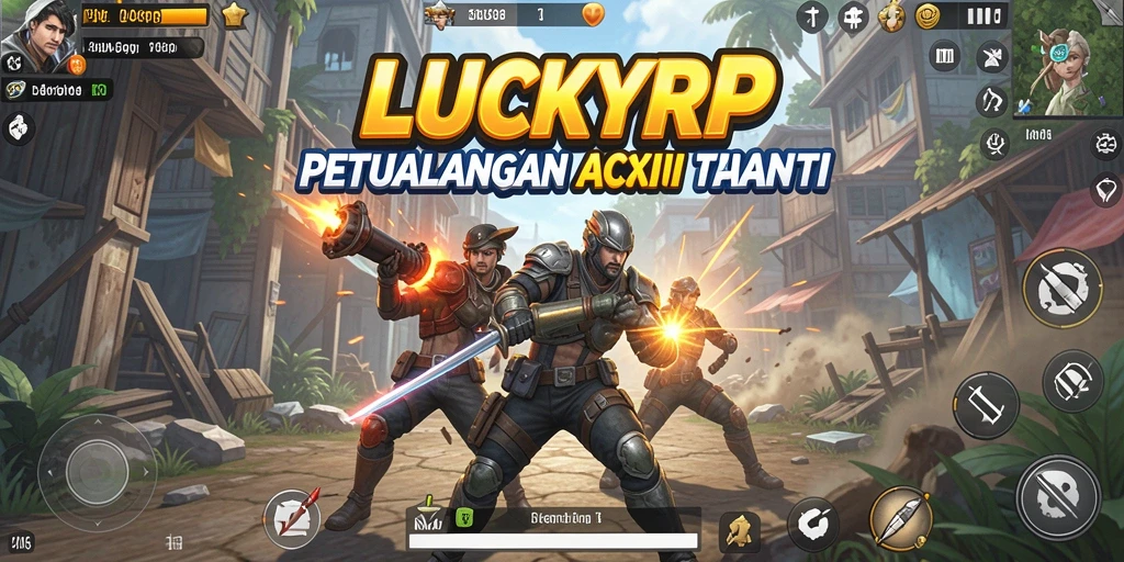 Screenshot LUCKYRP menunjukkan aksi bertarung yang intens dan mendebarkan.