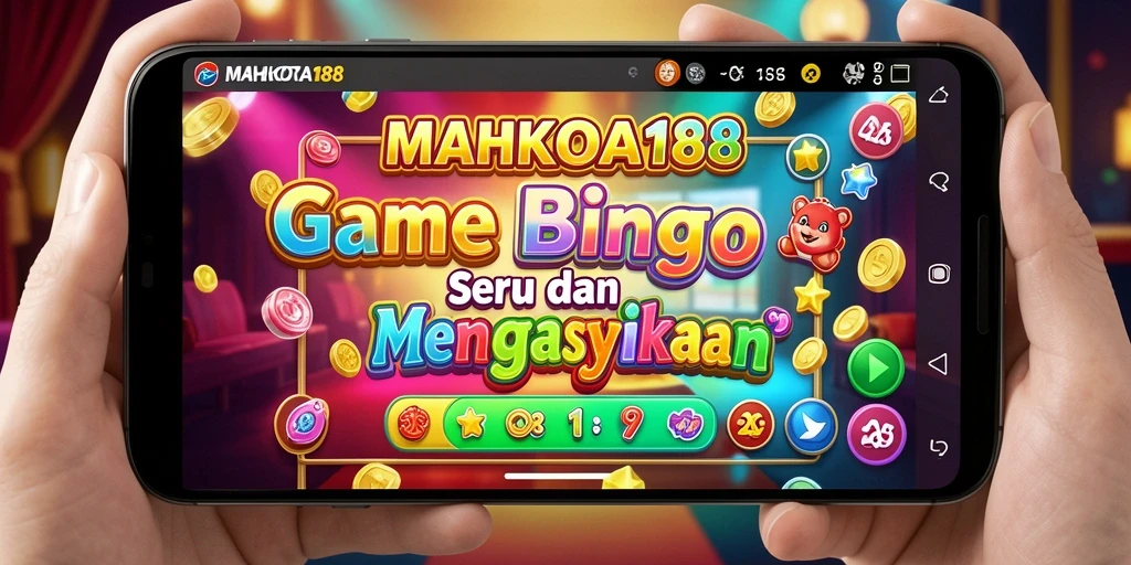 Tampilan gameplay seru dalam permainan Bingo MAHKOTA188.