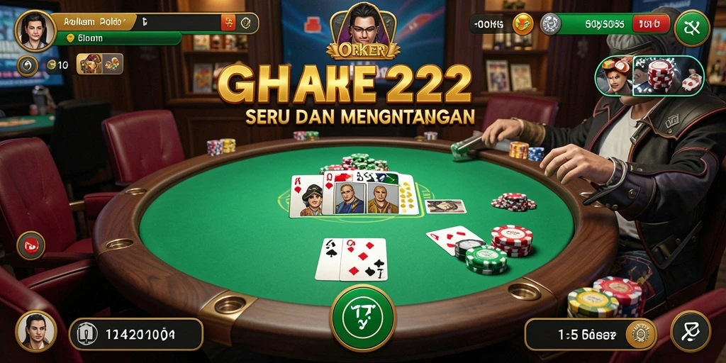 Screenshot utama OH222 menampilkan gameplay poker yang menarik.