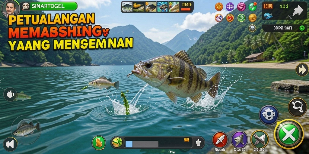 Tangkapan ikan yang beragam dalam gameplay SINARTOGEL.