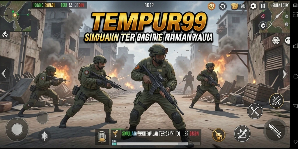 Gameplay TEMPUR99 yang mendebarkan dan memukau visualnya.