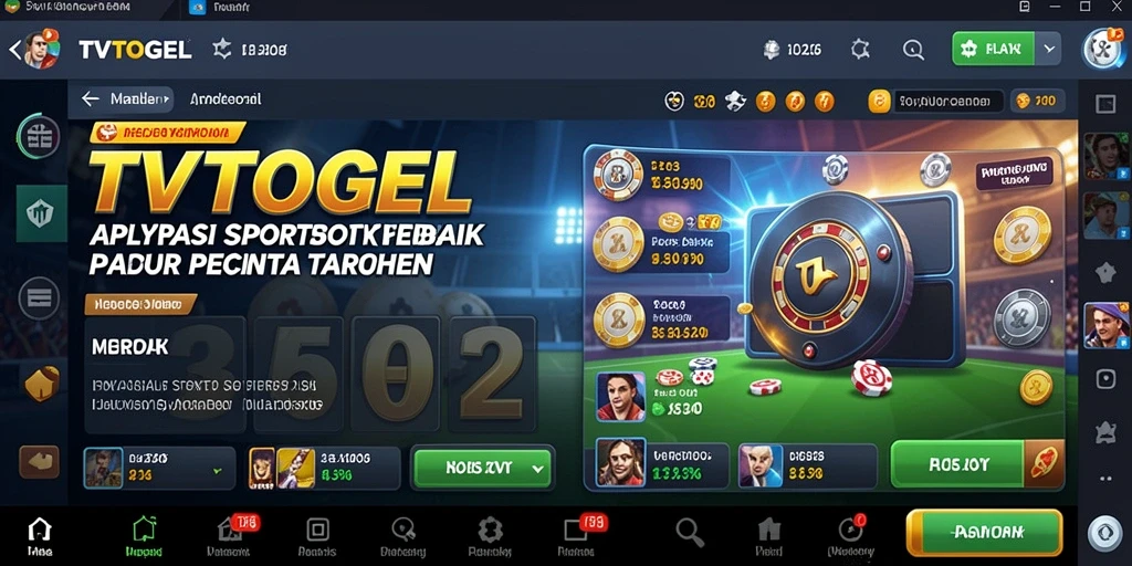 Tampilan antarmuka TVTOGEL yang menarik dan mudah dipahami.