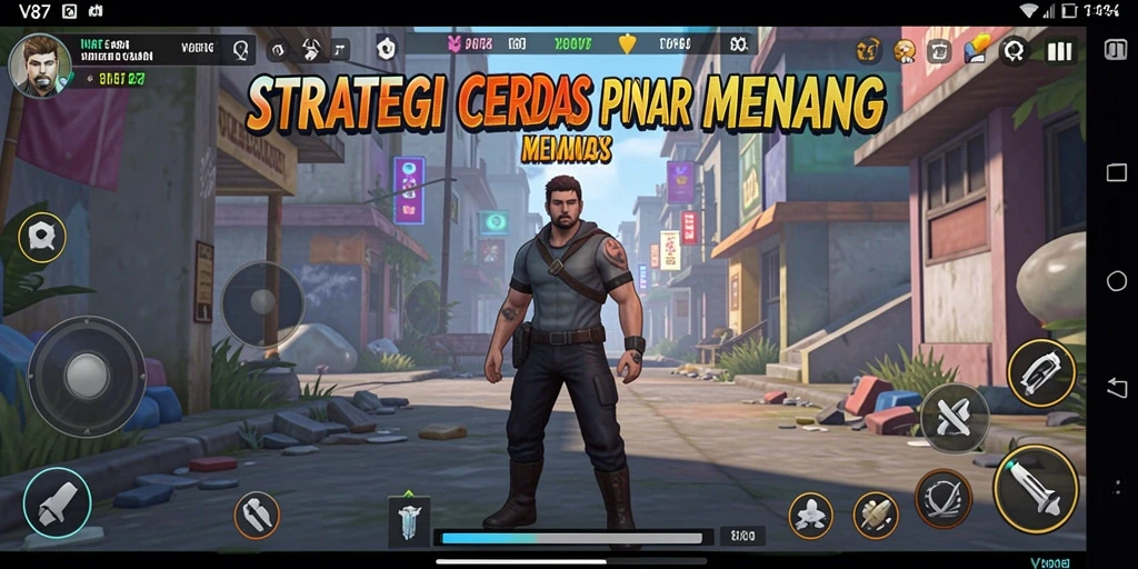 Tampilan gameplay V87 yang menawan dan penuh strategi.